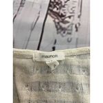 Maurice's Lace Up Ruffle Tunic Duster Top Womens 0 US XS Pointelle Knit Long Slv Photo 4