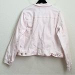 Nine West Jeans Ballerina Pink Denim Jacket Size XXL Photo 4