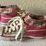 Coach : Franca (A1756) Pink Plaid High-Top Sneakers- 5.5 Photo 0