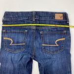 American Eagle Artist Crop Dark Wash Denim Jean Size 2 Photo 6