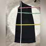Gap Rib One-Shoulder Black Midi Dress Size M Photo 4