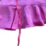 EXPRESS NWT  Ruffle Hem Fit n Flare Mini Dress Barbie pink Small Photo 6