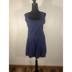 Fabletics NWT Women's XL Blue Boost Performance Dress Strappy PLEATED Skirt Photo 1