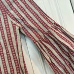 Velzera  Red And Tan Off Shoulder Dress‎ Size Small Photo 3