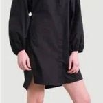 Modern Citizen  Emma Open Back Shirt Dress Button Down Black Cotton Sizes L S Photo 0