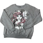 Disney  little mermaid pullover‎ sweatshirt large Photo 0