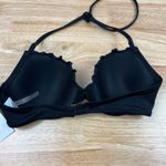 Shade & Shore Women's Black Lightly Lined Ruffle Bikini Top - Size 34C - NWT Photo 6