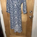 LC Lauren Conrad Lauren Conrad women’s boho Floral Blue and White Women's Dress size XXL Photo 1