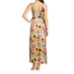 Alice + Olivia Samantha Silk Blend Floral Print Surplice Maxi Dress Size 2 NWT Photo 1