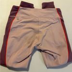 Fabletics Jessica Legging Size Medium Short Purple Colorblock Power Hold Photo 4