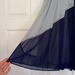 Downeast Collection navy and blue A-line skirt. Photo 1