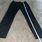Calvin Klein Size 4 Black Plaid Classy Womens Dress Casual Pants Photo 5