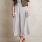 Anthropologie  Faithful The Brand Striped Wide-Leg cropped Pants size M side slit Photo 3