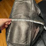 Hayden Harnett Brooklyn NY Vintage Metallic Leather Shiny Iridescence Holographic Cooper Satchel Hobo Medium Travel Tote Shoulder Messenger Photo 2