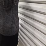 Eleven Six Nova Sweater Womens Medium Silver Alpaca Wool One Shoulder Top Photo 7