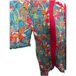 Marsh Landing  100%silk Floral Kimono Size S/M NWT Kimono Overpiece Beachy Boho Photo 3