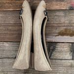 Parisian  Plus Black Trim Ballet Flats Size 9.5 Photo 4