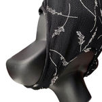 90s VTG Molly Malloy Sleeveless Floral Maxi Black Dress With Cover Women’s 12 Photo 6