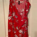 Divided Cute Red Dress  Photo 0