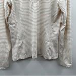 Nike  Golf White Multicolor Pinstripe Long Sleeve Collared Button Jacket‎ Size M Photo 2