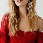 Spell And The Gypsy Collective Clementine Mermaid Off The Shoulder Dress NEW 388 Red Size XL Photo 2