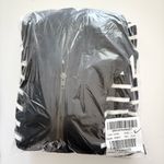 J.Crew Heritage Terry Quarter-zip Sweatshirt Perfect Black Stripe Photo 4