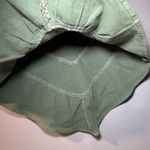 MOTHER The Ruffle Mini Skirt in Loden Frost Green side zip Y2K size 24 Photo 3