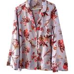 Victoria's Secret Victoria’s Secret Silky Button Front Pajama Top Photo 0