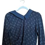 Modcloth Dress Womens Large Multicolor Moon Phases Print Peter Pan Collar Photo 1