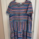 Time & Tru  Short Sleeve Striped Dress Photo 0