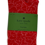 Kate Spade  New York Valentine’s Red Heart Crew Socks 3 Pair Set One Size NWT Photo 0