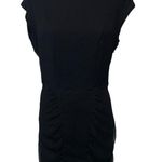 Anthropologie Silence + Noise Embroidered Bodycon Dress Sheer Back Ruched Formal Cocktail 6 Photo 0