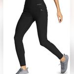 Eddie Bauer Womens Trail Tight Leggings Sz Medium High Rise Black Photo 0