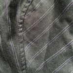 Avec Les Filles NEW  Black Purple Pinstripe Sleeveless Summer Crop Top Size L Photo 2