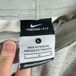 Nike Gray Therma-Fit Drawstring Elastic Waist Straight Leg Sweatpants Size L Photo 6