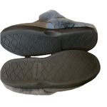 Grey Women’s Size 7/8 Massaging Slippers With Fur Trim . New Without Tags Gray Photo 4