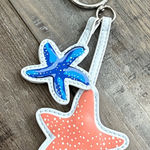 Vera Bradley  Starfish Bag Charm luggage Tag key chain Photo 0