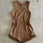 Westbound Vintage Western Fringe Dress  Photo 0