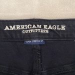 American Eagle  Highest Rise Black Lace Up Jeans Photo 4