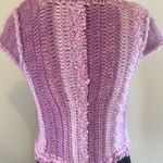 Pink Purple S/M Sweater Vest Size M Photo 3