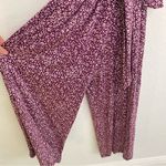 Maeve Anthroplogie  womens Claremonto floral jumpsuit size medium NWT purple Photo 6