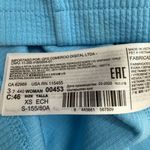 Mango Crisscross Strap Bodycon Mini Dress Women's 2 Blue Going Out Ribbed NWOT Photo 14