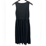 Frye  Ladies Button Front Midi Dress Size XS Black Summer Vacation Travel Photo 1