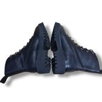 Madewell  The Rayna Lace-Up Lug-Sole Black Leather Boots Size 7.5 Photo 9