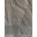 Michael Kors Metallic Knit Tank Top Gold Sparkle Sheer Mesh Women's Size M Photo 1