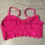 Cosabella  Lace Hot Pink Bralette Size Large Photo 3