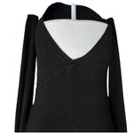 MINKPINK black high low scoop neck sweater Photo 2