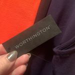 Worthington  dress size 10 NWT. Orange and Navy Photo 3