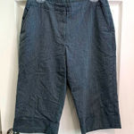 kim rogers Kim‎ Rogers long shorts crop capris black & white Photo 0