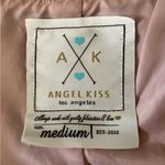 Angel Kiss  Los Angeles Pink BOMBER JACKET Size M 100% POLYESTER Photo 6